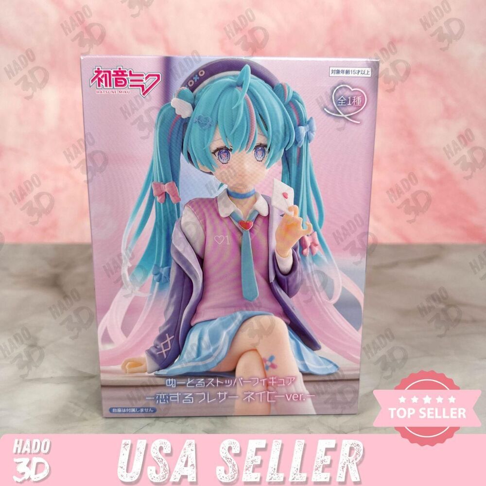 Hatsune Miku Series Noodle Stopper Figure Love Blazer Navy ver US Seller Letter